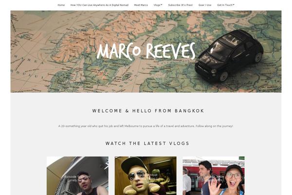 marcoreeves.com site used Truenorth
