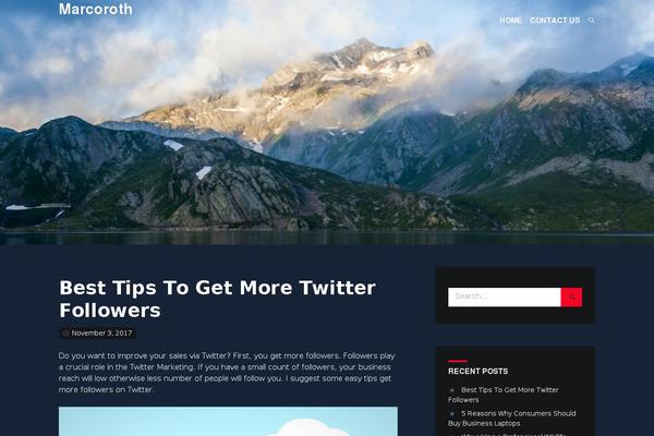 Identity theme site design template sample