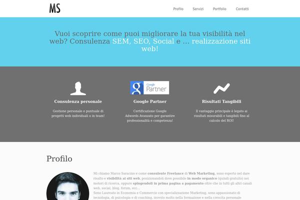 Quickstep theme site design template sample