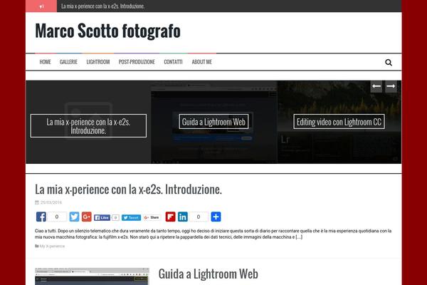 FlyMag theme site design template sample