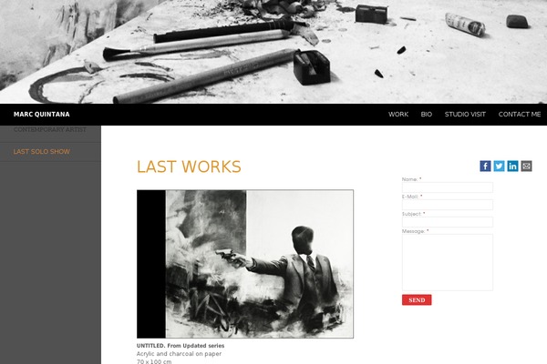 Site using Crafty Social Buttons plugin