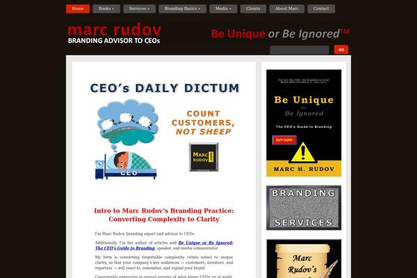Quadro theme site design template sample