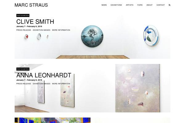 marcstraus.com site used Bootstrap Canvas WP