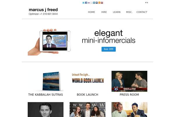 marcusjfreed.com site used Polyon