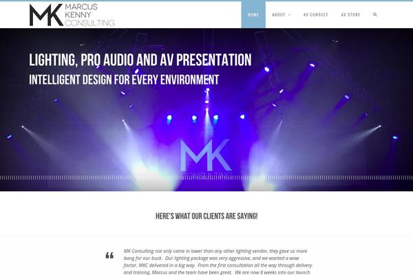 Senna theme site design template sample