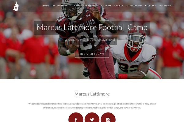 marcuslattimore.com site used Ml