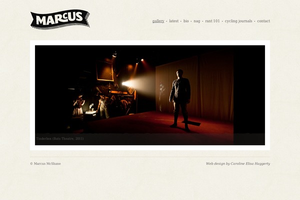 marcusmcshane.com site used Marcus