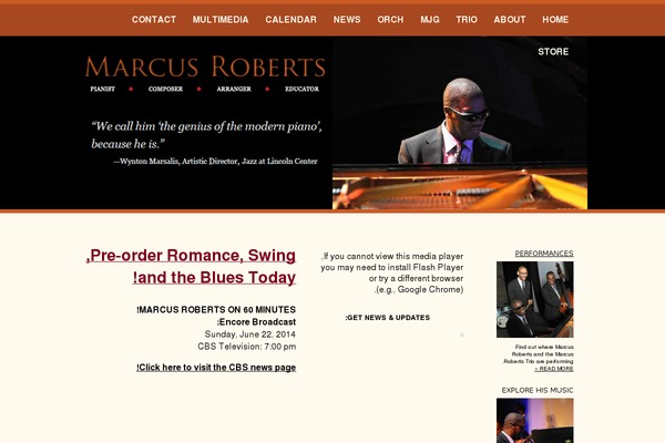 marcusroberts.com site used Album