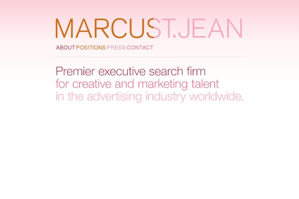 marcustjean.com site used Msj