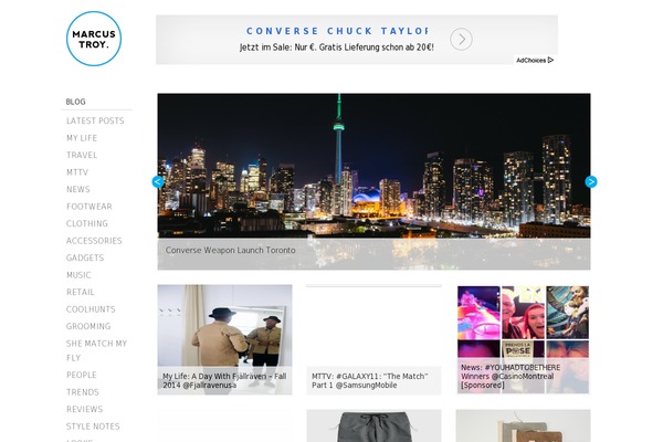 Site using Ajax Pagination and Infinite Scroll plugin