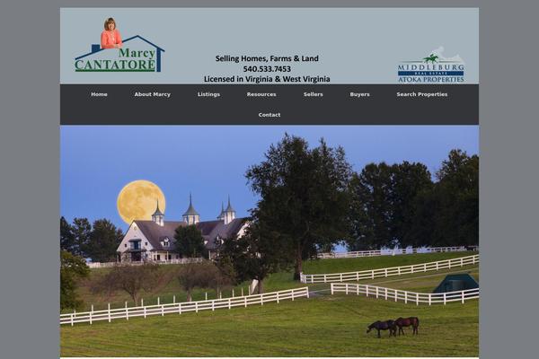 Vantage theme site design template sample