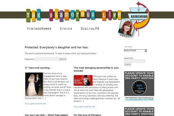 Thesis 1.8.5 theme site design template sample
