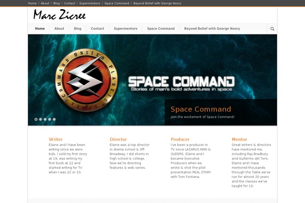 Modernize theme site design template sample