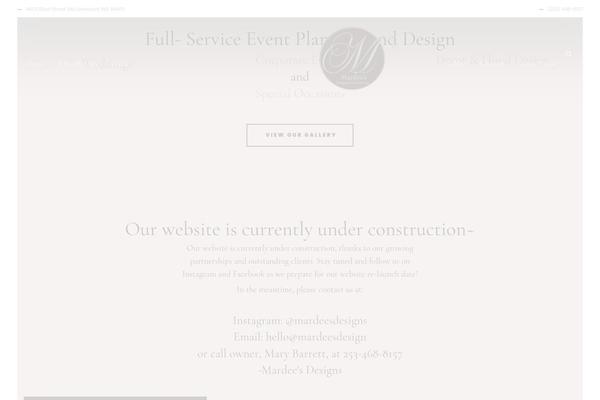 Wedding-planner-child theme site design template sample