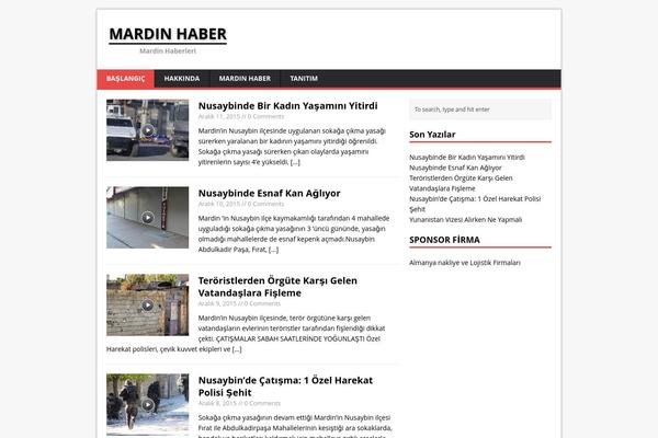 MH Magazine lite theme site design template sample