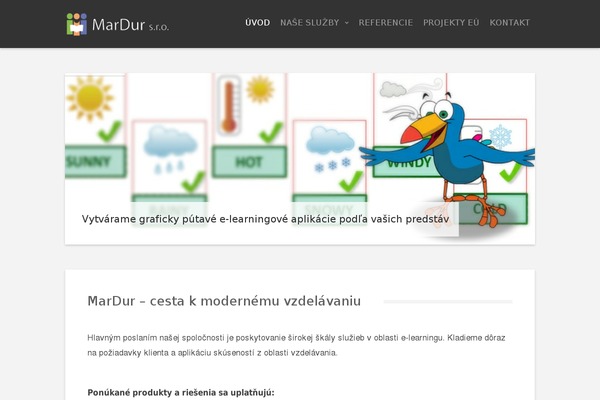 mardur.sk site used Alhena Lite