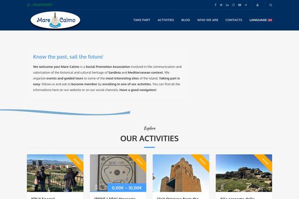 Site using 3D Tag Cloud plugin