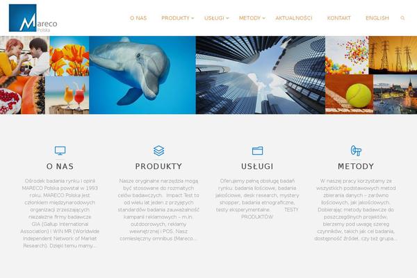 Fluida theme site design template sample