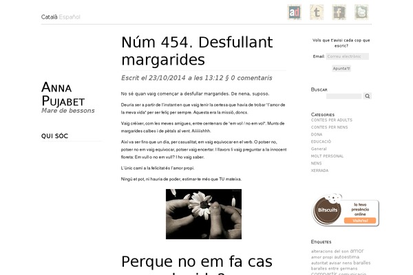 Site using Really Simple Share plugin