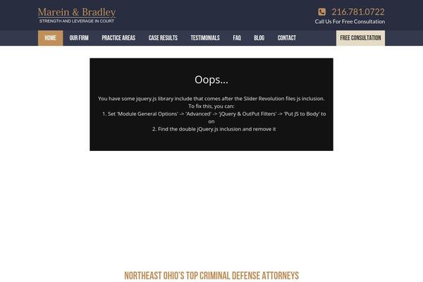 mareinandbradley.com site used Mareinandbradley