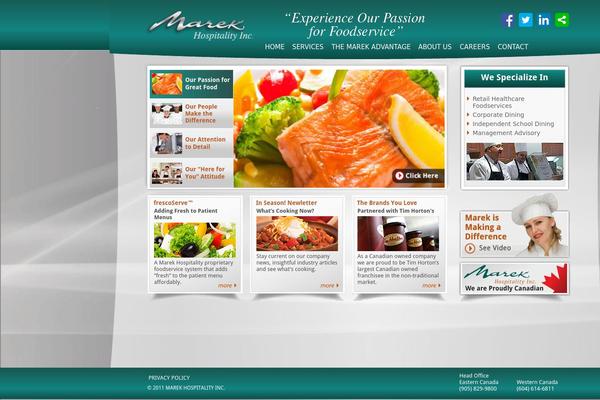 Dana theme site design template sample