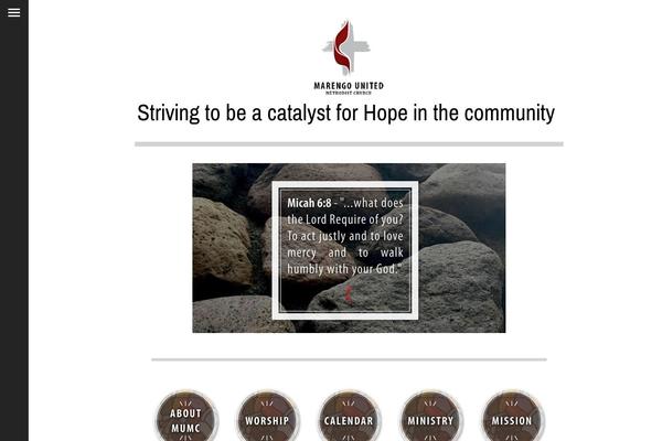 NativeChurch theme site design template sample