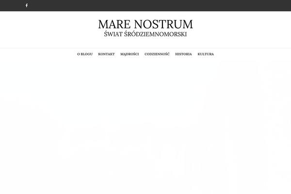 UBlog theme site design template sample