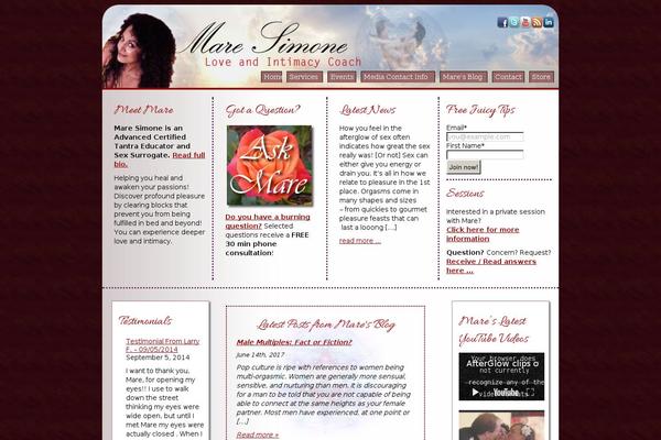 Site using Mad Mimi Signup Forms plugin