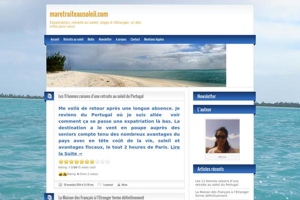 BlogoLife theme site design template sample