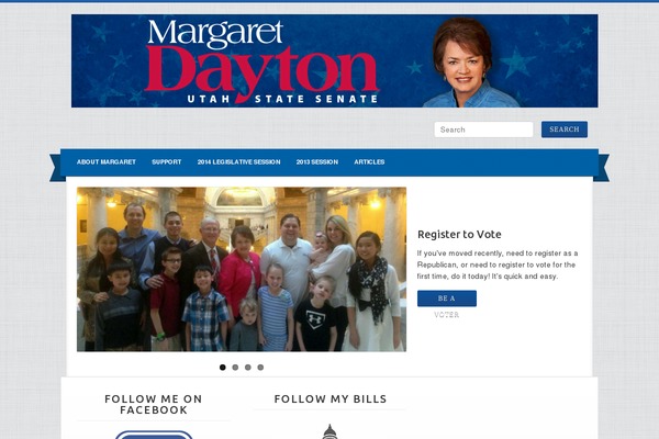 Campaign theme site design template sample