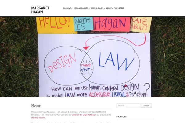 margarethagan.com site used Lantern