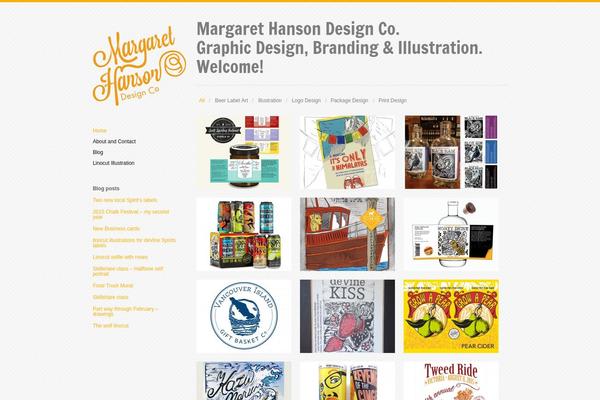 margarethansondesign.ca site used Infinity