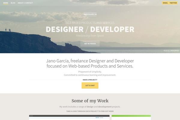 margenn.com site used Janogarcia