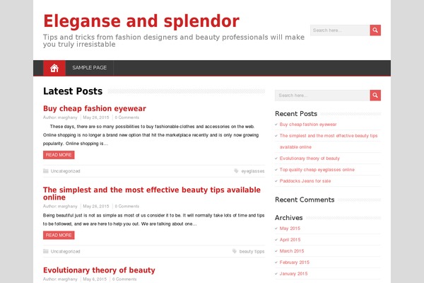 MineZine theme site design template sample