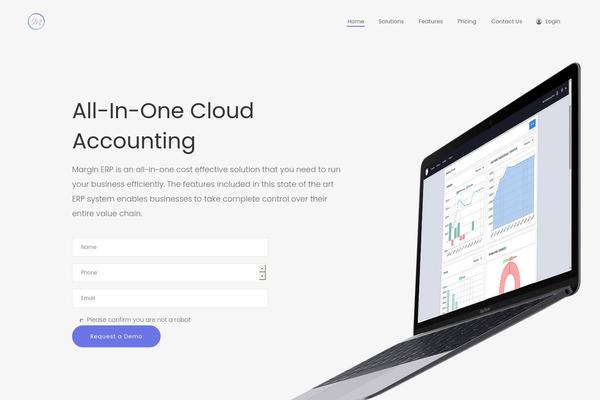 Fluid theme site design template sample