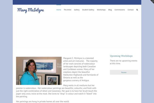 margmcintyre.com site used Avada3.9