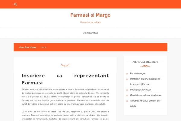 Ample Blog theme site design template sample