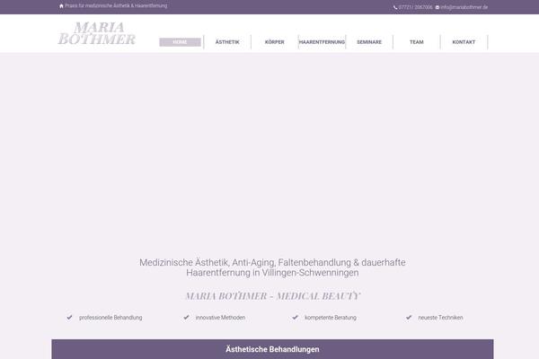 mariabothmer.de site used Yeopress