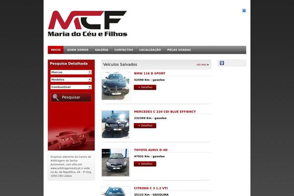 Automobile theme site design template sample