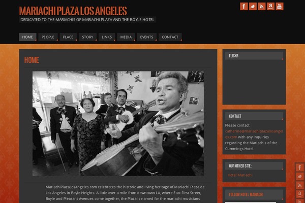 Parabola theme site design template sample