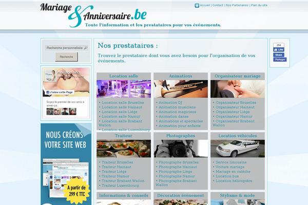 mariage-anniversaire.be site used My-listing