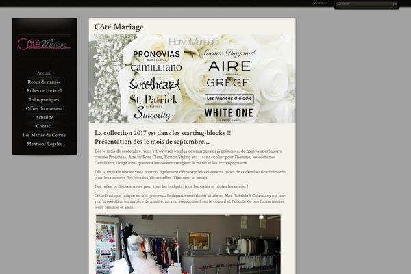 Chocolate theme site design template sample