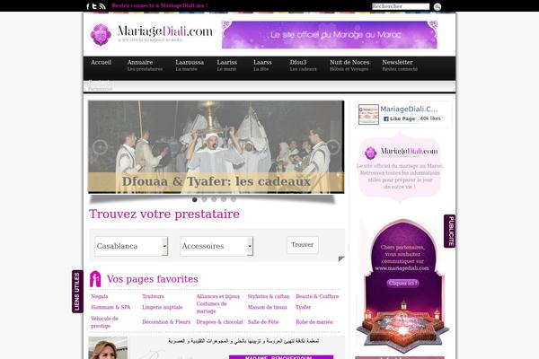 Site using Easing Slider plugin