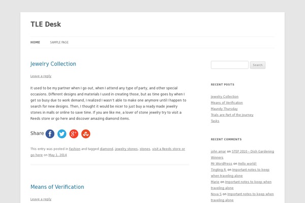 Third Style theme site design template sample