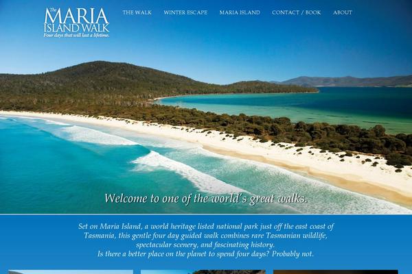 mariaislandwalk.com.au site used Mariaisland