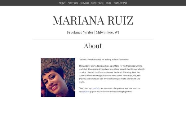 Bold Headline theme site design template sample