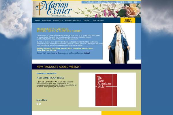 Mc2 theme site design template sample
