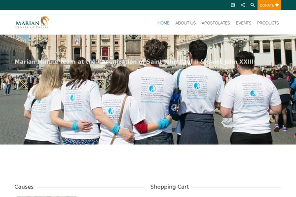 mariancenterofdallas.org site used Charitas