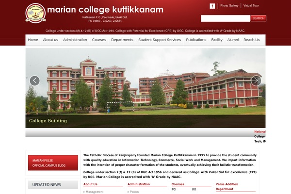 Site using Getwid plugin