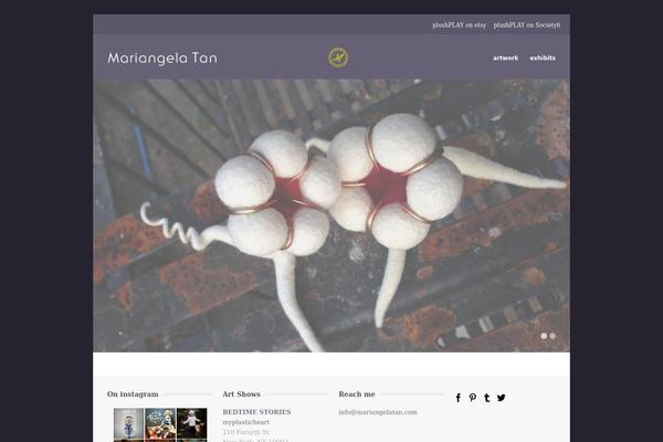Gather theme site design template sample